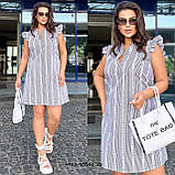 Сукня-трапеція норма та батал 4413-15546 гл, фото 6