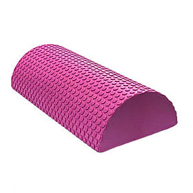 Полувалік 30 см Рожевий 12572 – Масажний та тренувальний аксесуар для вправ