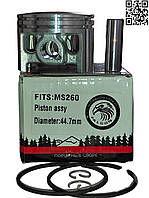 Поршень STH MS 260 1121 030 2003 44,7 мм в зборі для бензопил мотопилок