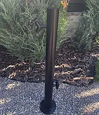 Садова колонка для води з нержавіючої сталі AISI 304 чорний (90001), фото 4