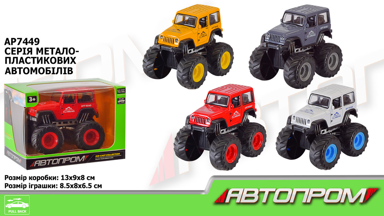 Машина металева АВТОПРОМ AP7449, фото 1