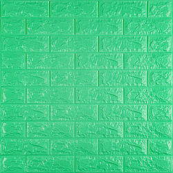 3D панель самоклеюча цегла М'ятний 700х770х7мм (012-7) SW-00000050