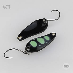 Блесна Shostka Spoon CRUMB 2.4g. 27 mm. col.103