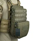 Штурмова панель рюкзак-подсумок Solve  з системою MOLLE Олива і відділенням для гідратора KT6005201, фото 3