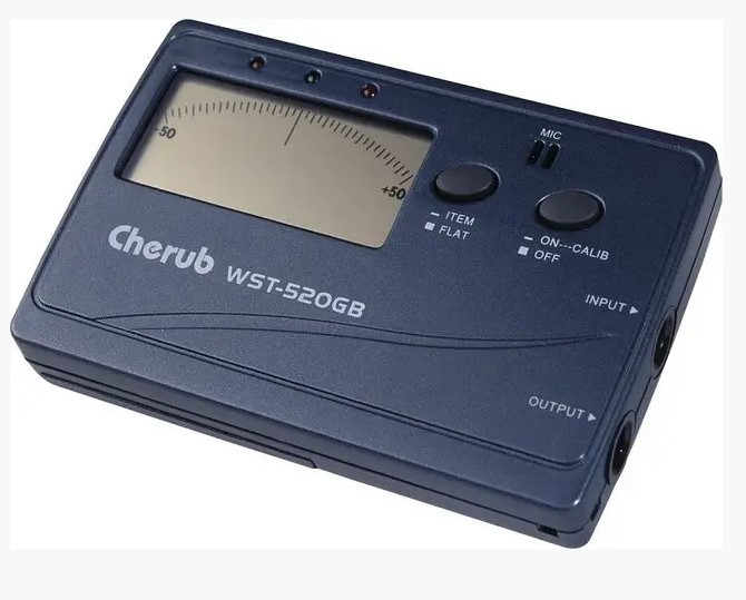 Тюнер Cherub WST-520GB Digital Tuner (Blue), для гітари і баса