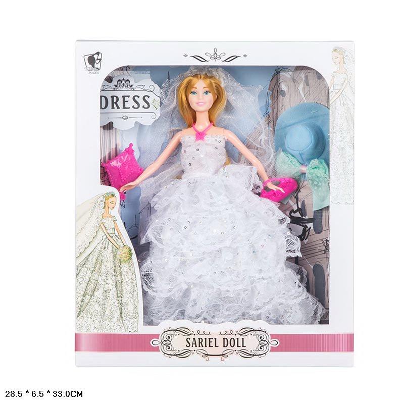 Лялька 8850-C типу Барбі наречена з аксесуарами, фото 1