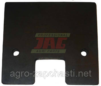 Скребок Z59053 гумовий транспортера комбайна 120х107мм