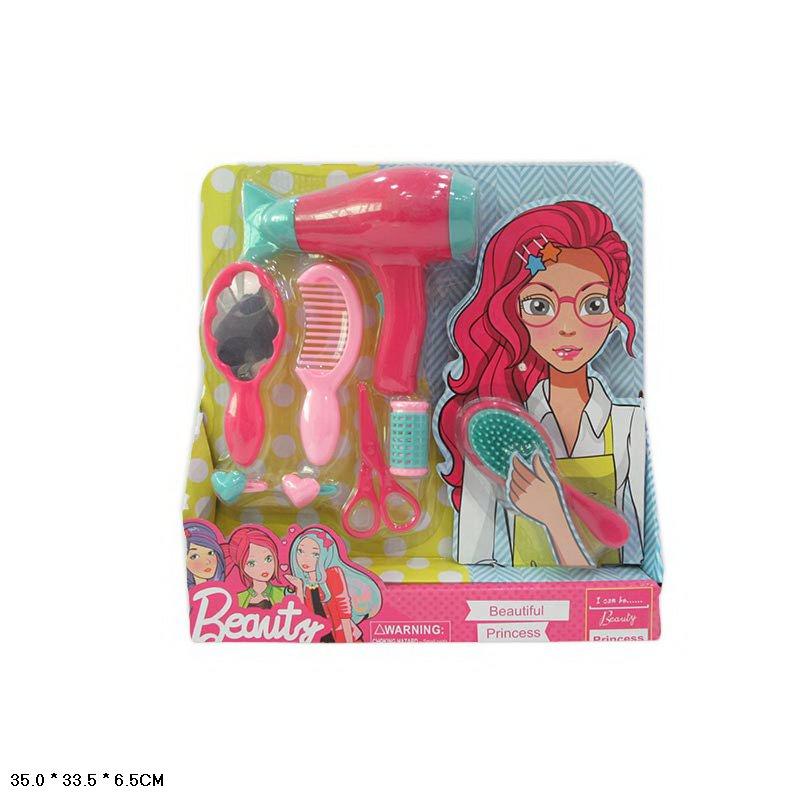 Перукарський набір HC300A фен гребінець дзеркало аксесуари 35×33.5×6.5 см, фото 1