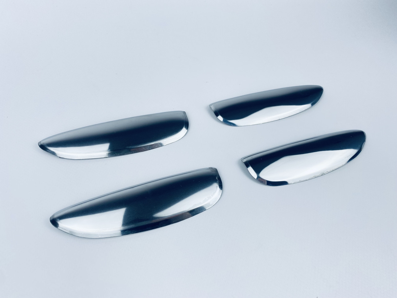 Накладки на ручки для Renault Megane I 1996-2004 (4 шт., нерж.) TAN24, фото 1