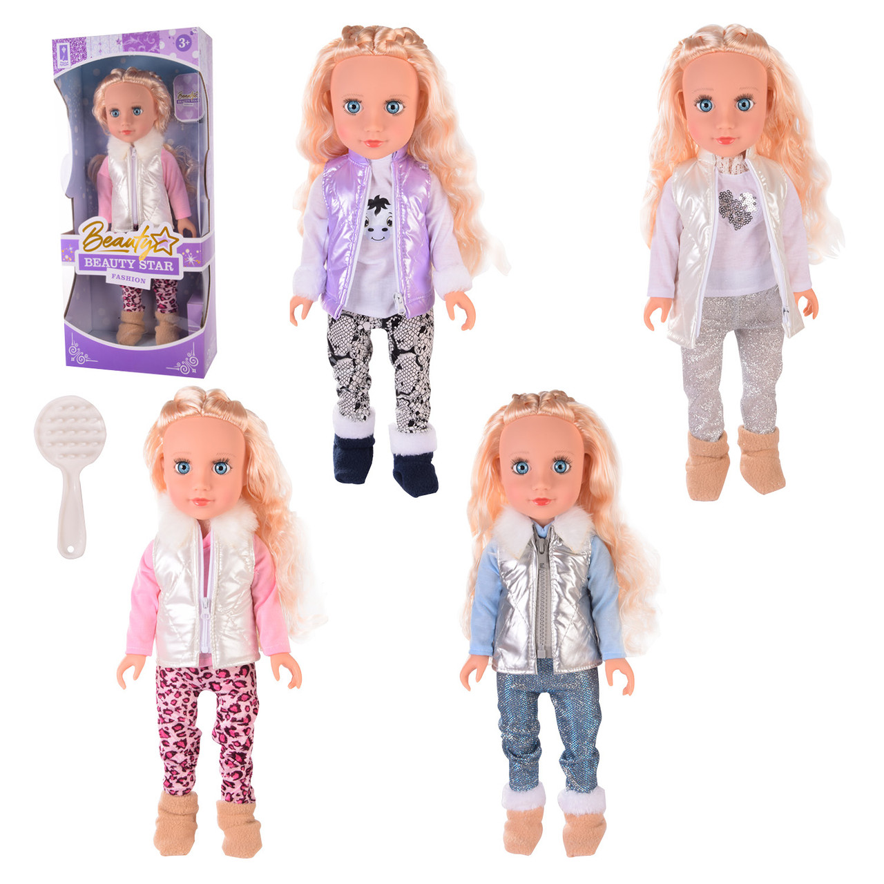 Лялька Beauty Star PL-521-1808A/B/C/D мікс 4 види, фото 1