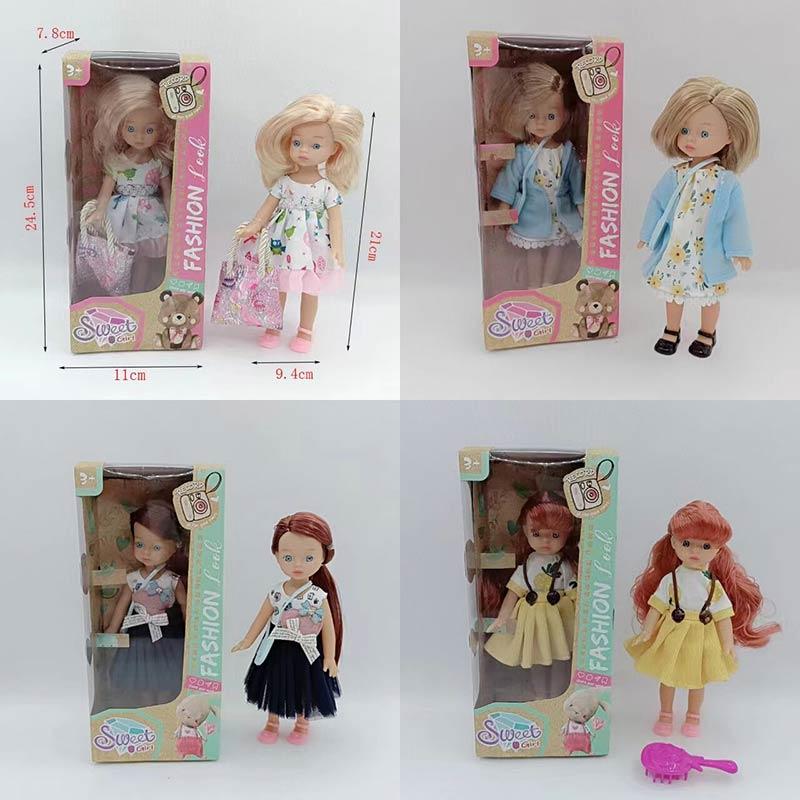 Лялька YF2051A мікс 4 види у стильному одязі, фото 1