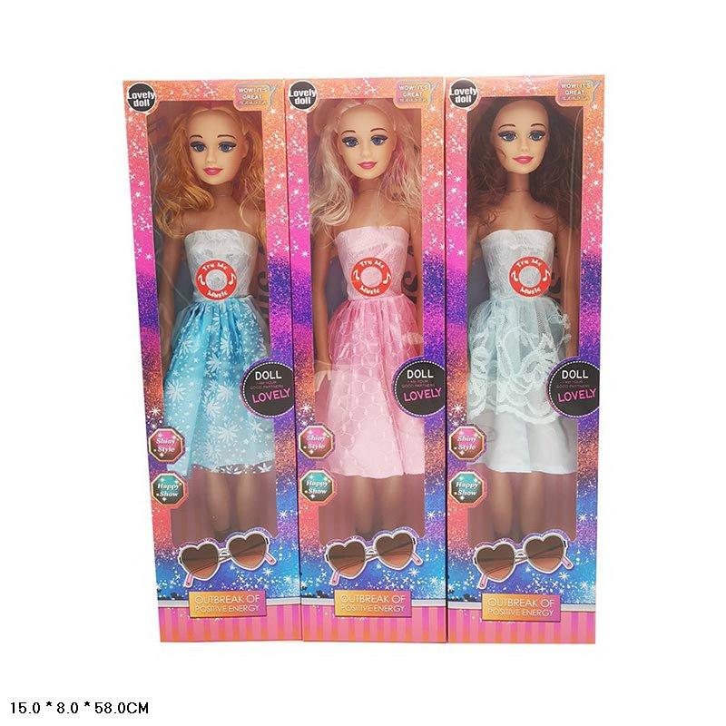 Лялька велика 8030B музична 3 види на батарейках, фото 1