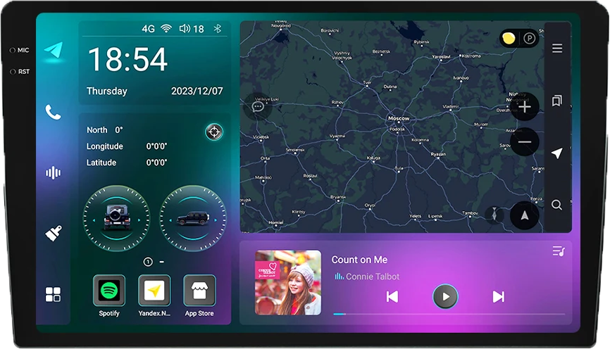 Штатна магнітола Mekede M7 Plus Toyota Venza (2008-2016) CarPlay QleD, фото 1