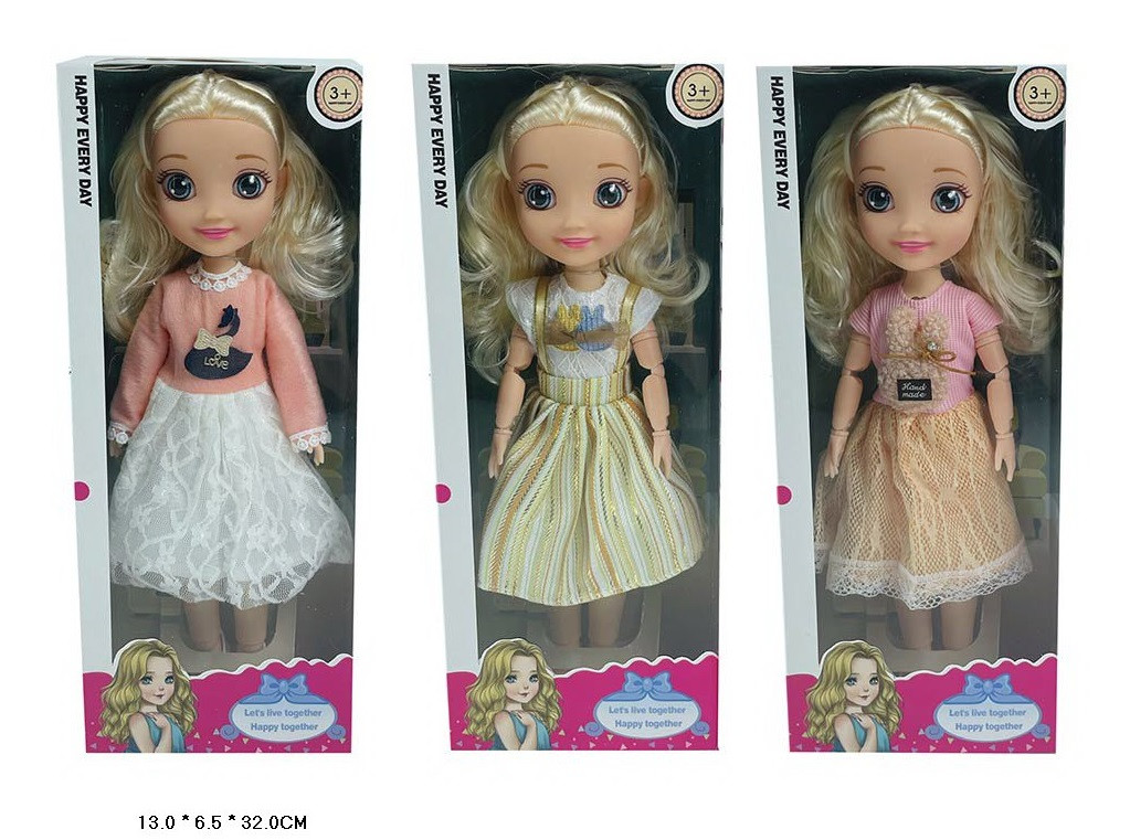 Лялька музична 202112C8/C10/C11 батарейки 3 види, фото 1