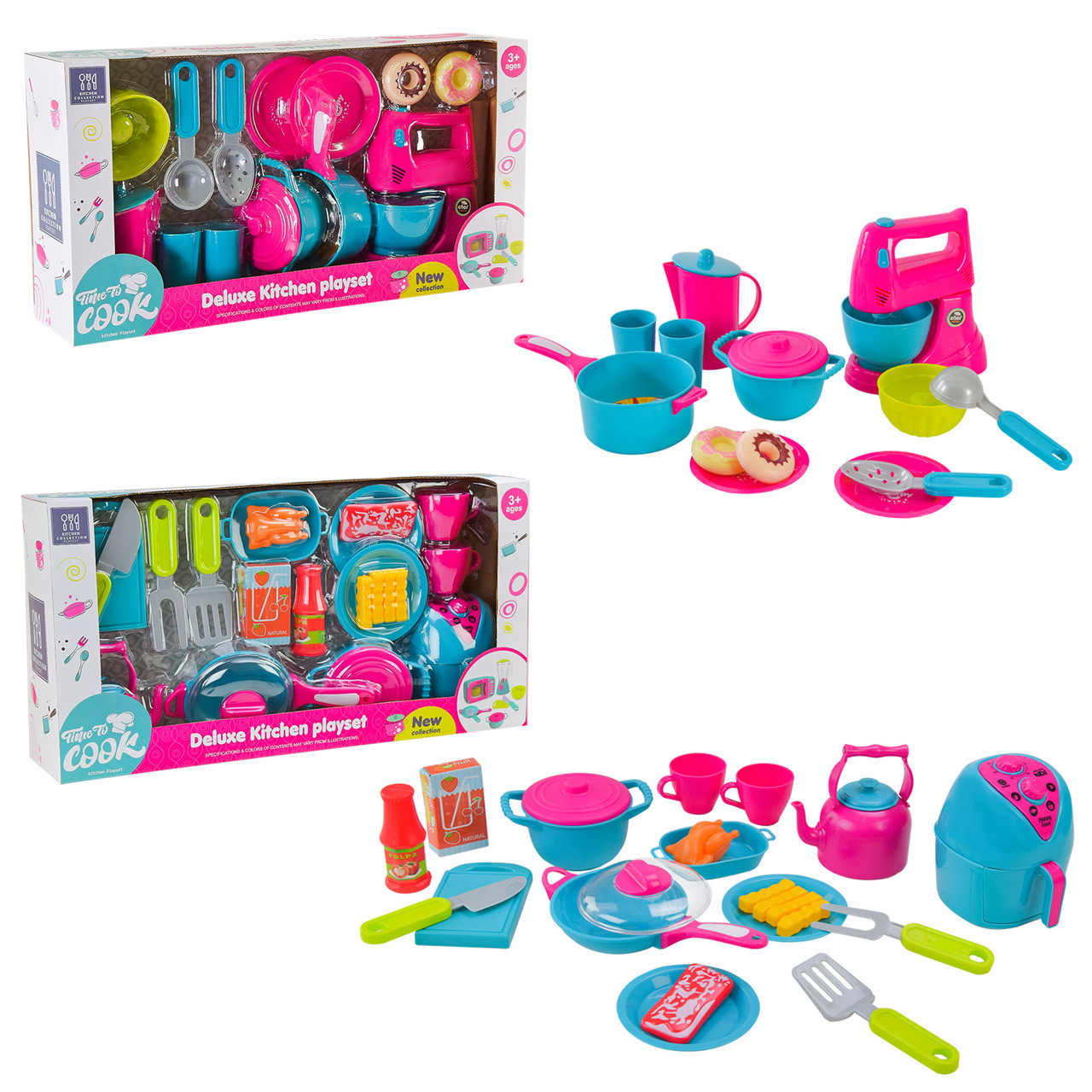 Посуд 66823-2/66823A набір посуду та побутової техніки 2 види, фото 1