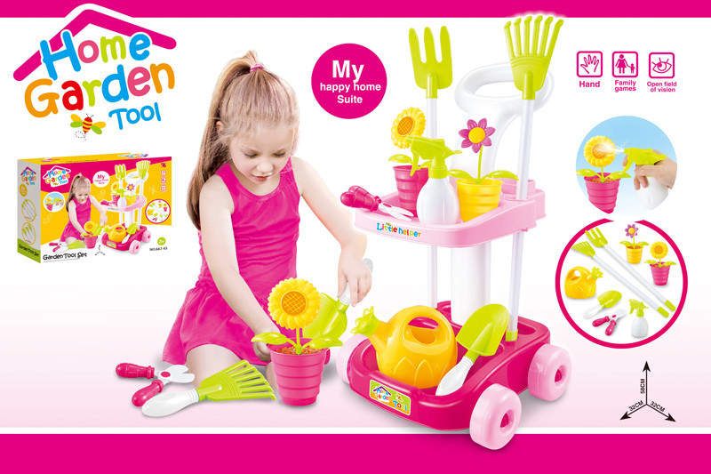 Набір садівника 667-43 коляска та аксесуари, фото 1