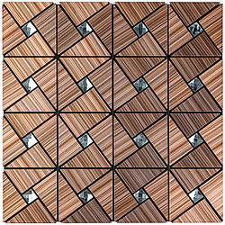 Самоклеюча алюмінієва плитка 300х300х3мм SW-00001927