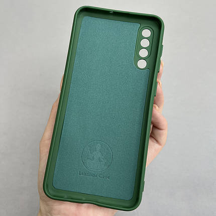 Чохол для Samsung Galaxy A50s чохол із захистом для камери на телефон самсунг а50с темно-зелений t5g, фото 2