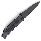 Туристичний складний ніж з серейтором 107 мм K25 Albainox в чохлі (19139), фото 4