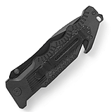 Туристичний складний ніж з серейтором 107 мм K25 Albainox в чохлі (19139), фото 5