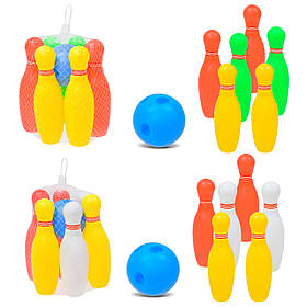 Гра Боулінг 6805 з 6 кеглями та м'ячиком у сітці
