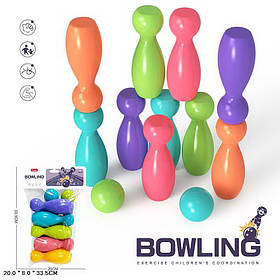 Гра Боулінг DJ704 з 10 кеглями та 2 м'ячами