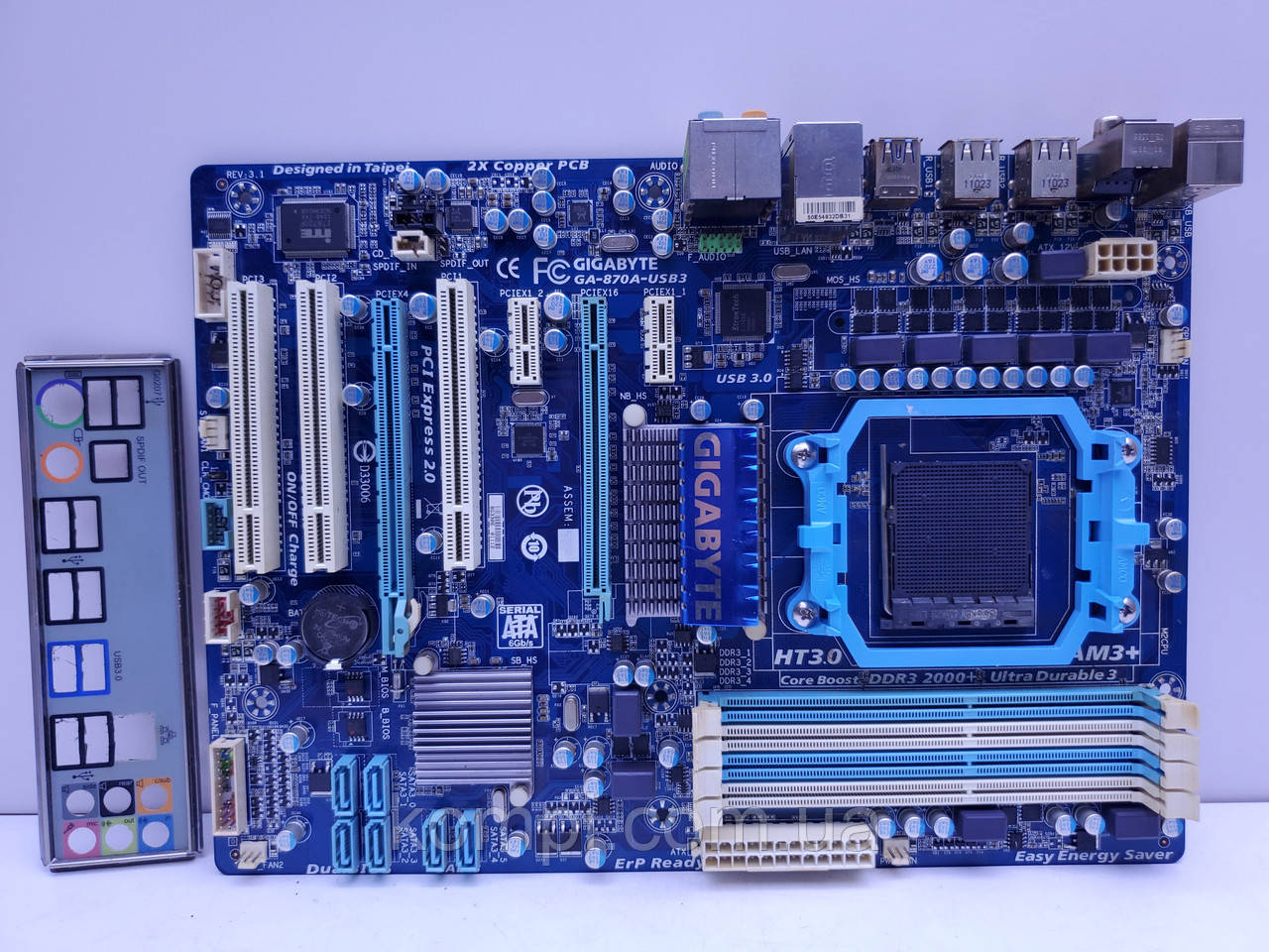 Материнська плата sAM3 Gigabyte GA-MA870-USB3 (Socket AM3,DDR3,б/у)