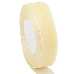 Стрічка органза 4 см 1 рулон +-45 м Шампань