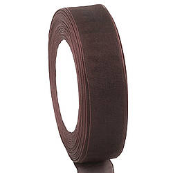 Стрічка органза 4 см 1 рулон +-45 м Коричневий