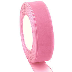 Стрічка органза 4 см 1 рулон +-45 м Рожевий