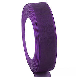 Стрічка органза 4 см 1 рулон +-45 м Фіолетовий
