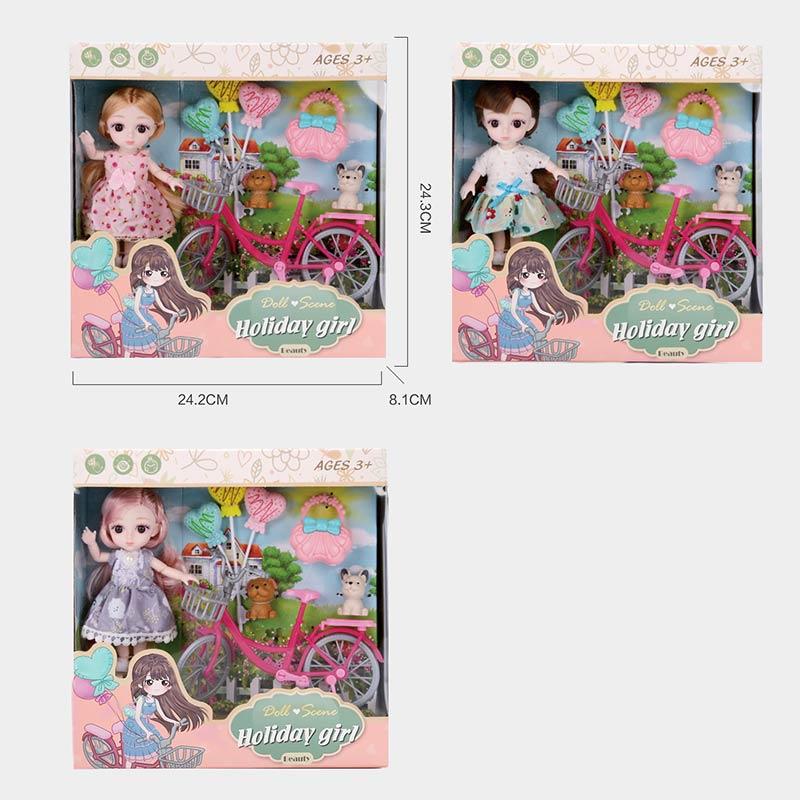 Лялька в наборі ME8810C, 3 види мікс з аксесуаром, фото 1