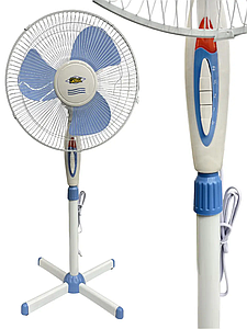 Потужний осьовий побутовий вентилятор WFS 1622 WERK 40Вт для дому та офісу