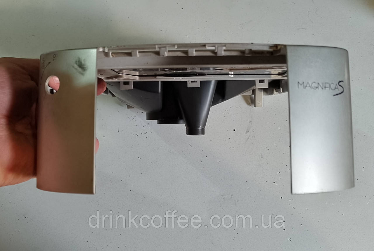 Верхня панель кришка у складі для кавомашини Delonghi ECAM 22.110.B_13 б/у