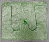 Пакет майка 22*36 колобок зелений 100шт/уп