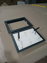 Зйомний лючок у підлогу прихованого монтажу 20х20 см