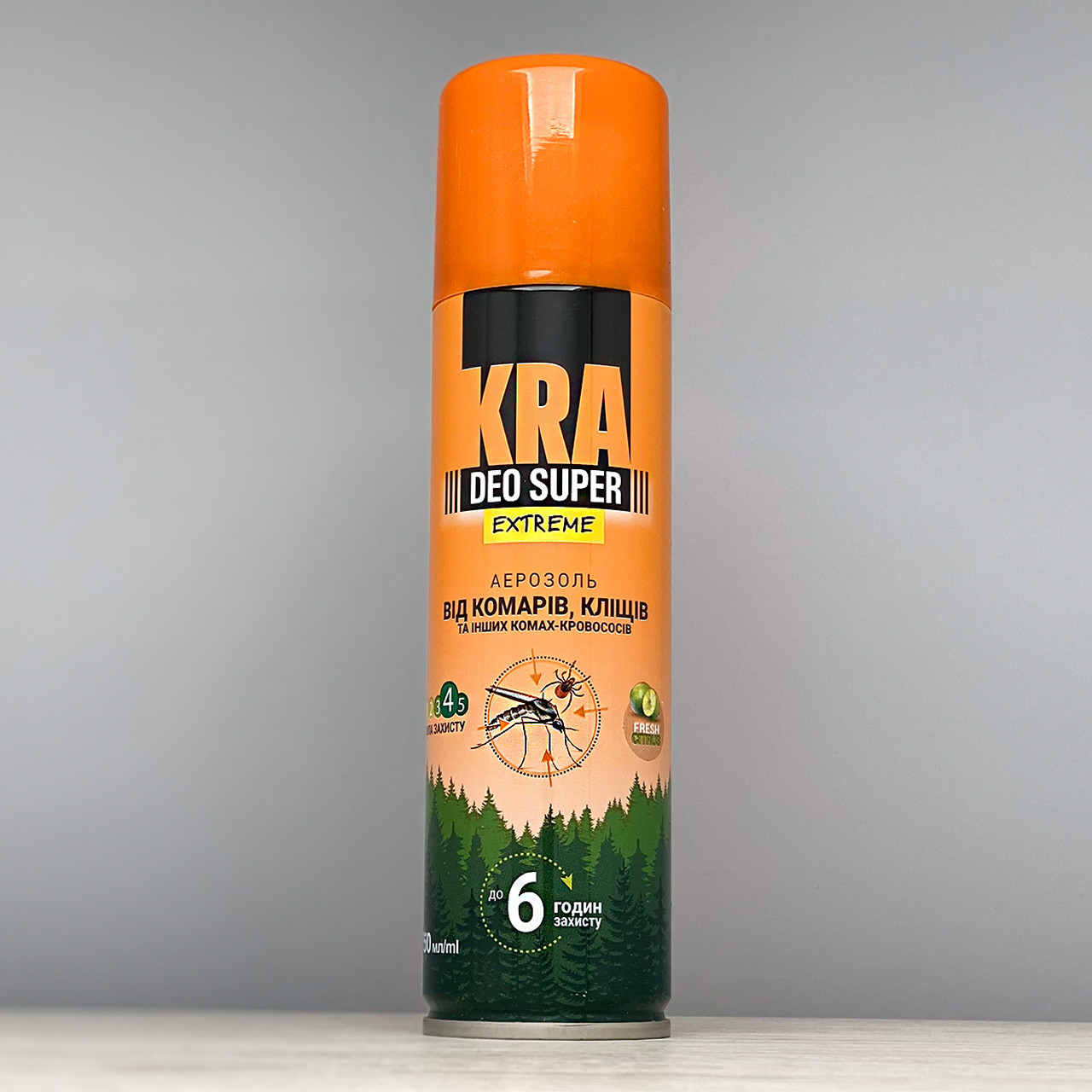 Репелент KRA DEO Extreme аерозоль від комарів та кліщів 150 мл (дета 17%)