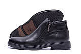 Класичні черевики чоловічі зимові шкіряні, Теплі повсякденні Черевики чоловічі на хутрі *VK 155 бот*, фото 6