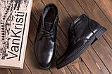 Черевики чоловічі зимові шкіряні утеплені, Теплі повсякденні Черевики чоловічі на хутрі *VK 668 бот*, фото 5