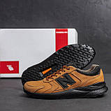 Кросівки чоловічі шкіряні, осінні Кросівки New Balance під джинси для чоловіків *N34/4*, фото 3