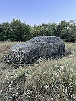 Маскувальна сітка 5х7 зелена "Камуфляж №4". Сітка для автомобіля, пікапа, позашляховика та техніки