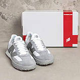 Чоловічі кросівки New Balance сірі чоловічі, осінні шкіряні спортивні кросівки осінь-весна *240-93 сір*, фото 3