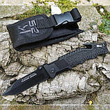 Туристичний складний ніж з серейтором 107 мм K25 Albainox в чохлі (19138), фото 5