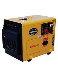 Генератор дизельний KDK7500SC3, трифазний 230/400V, 50Hz, 6.9KVA