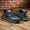Чоловічі шкіряні кросівки (натуральна шкіра) чорні демісезонні для чоловіків на весну осінь, розміри 40-45, фото 5