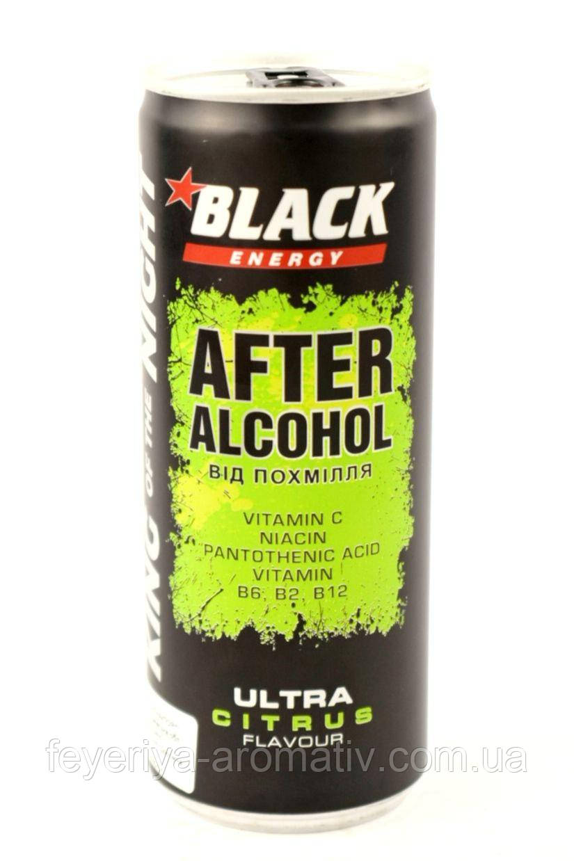 Енергетичний напій Black Energy After Alcohol ж/б 250 мл Польща