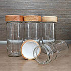 Набір скляних банок для зберігання, скло 500 мл (6 шт.), фото 3