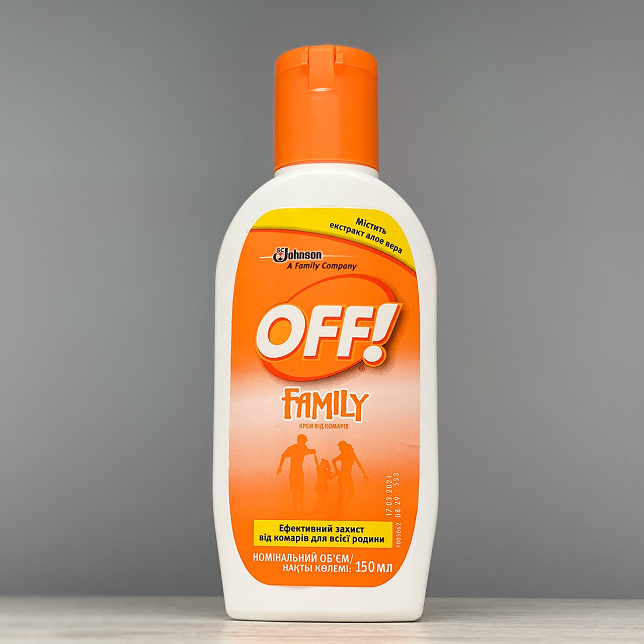 Репелент OFF! Family крем від комарів 150 мл