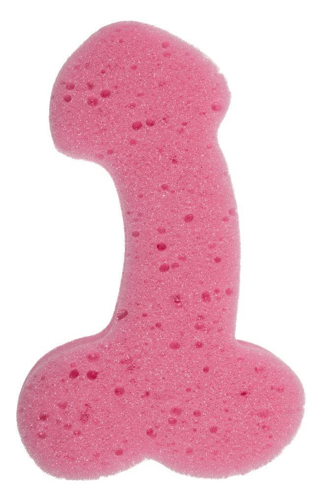 Губка для ванной - Sponge Willy Pink, 19 см, фото 1
