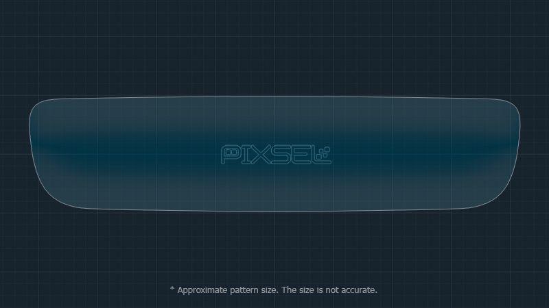 Захисне гібридне скло на дзеркало салону 10.2" 9H NIO EC6 2023 -